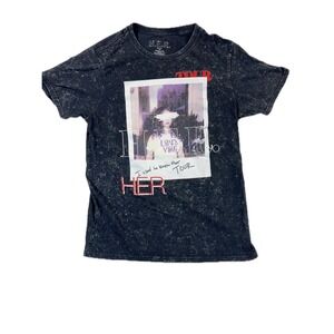 H.E.R. I Used To Know Her Tour T-Shirt Women's Black Wash Graphic Print Tee